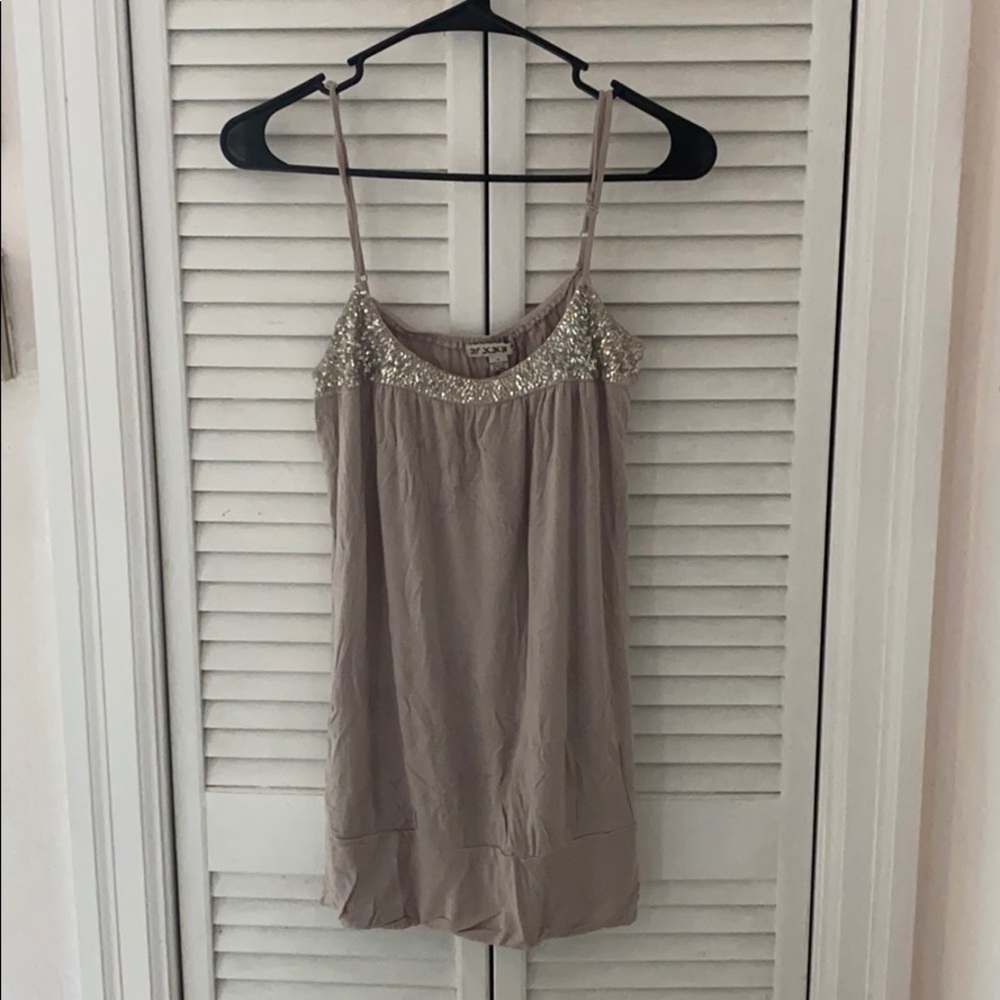 Sequin top!